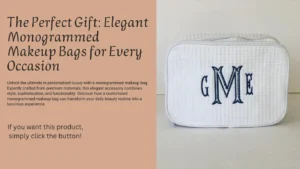 Monogrammed Makeup Bag